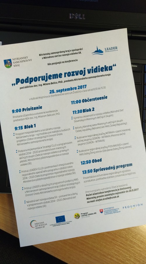 Konferencia „Podporujeme rozvoj vidieka“